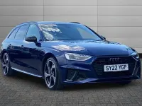 Used Audi A4 Black Edition 265 HP (194 kW) 2022 Blue Estate