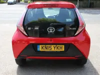 Used Toyota Aygo X-play 69 HP (50 kW) 2015 Red Hatchback