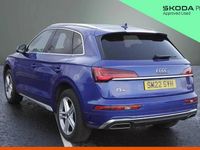 Used Audi Q5 S-Line 200 HP (147 kW) 2022 Blue SUV