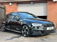 Begagnad Audi S3 Sportback Black Edition 2019 Svart Halvkombi