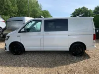 Used VW T6 Highline 102 HP (75 kW) 2016 White Van
