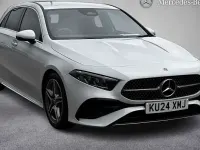 Used Mercedes A180 AMG line 136 HP (100 kW) 2024 White Hatchback