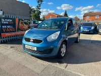 Used Kia Venga 90 HP (66 kW) 2012 Blue Hatchback