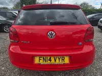 Used VW Polo Edition 60 HP (44 kW) 2014 Red Hatchback