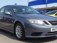 Usado Saab 9-3 Linear 150 HP (110 kW) 2008 Cinzento Sedan