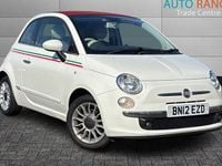 Used Fiat 500C Lounge 69 HP (50 kW) 2012 White Cabriolet