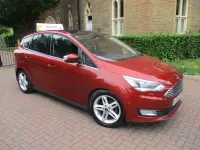 Used Ford C-MAX Titanium X 125 HP (91 kW) 2015 Metallic burgundy MPV