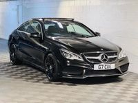 Used Mercedes E350 AMG line 2016 Black Coupe