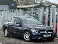 Used Mercedes C200 SE 136 HP (100 kW) 2016 Blue Sedan