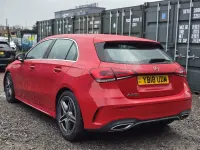 Begagnad Mercedes A200 Executive 163 HK (119 kW) 2018 Röd Halvkombi