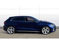 Used Audi A3 S-Line 110 HP (80 kW) 2023 Blue Sedan