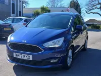Used Ford C-MAX Zetec 125 HP (91 kW) 2017 Blue MPV