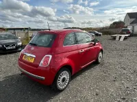 Used Fiat 500 Lounge 69 HP (50 kW) 2013 Red Hatchback