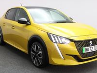 Used Peugeot e-208 GT 100 kW (136 HP) 2022 Yellow Hatchback