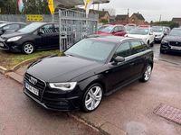 Used Audi A3 S-Line 150 HP (110 kW) 2014 Black Hatchback