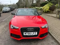 Used Audi A5 Cabriolet S-Line 190 HP (139 kW) 2016 Red Cabriolet