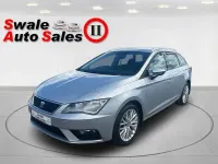 Begagnad Seat Leon ST SE Dynamic 110 HK (80 kW) 2018 Silver Kombi