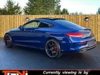 Used Mercedes C200 AMG Line Premium 2016 Blue Coupe