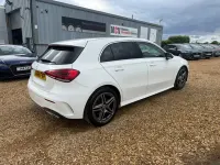 Used Mercedes A200 AMG line 163 HP (119 kW) 2018 White Hatchback
