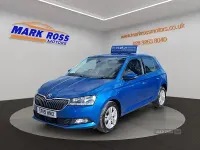 Used Skoda Fabia SE 75 HP (55 kW) 2019 Blue Hatchback
