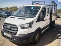 Second-hand Ford Transit 130 CP (95 kW) 2019 Alb Cabrio