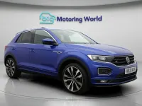 Used VW T-Roc R-line 150 HP (110 kW) 2020 Blue SUV