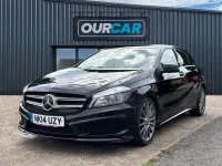Used Mercedes A180 AMG 109 HP (80 kW) 2014 Black Hatchback