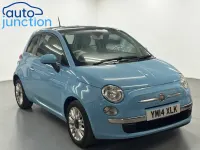 Used Fiat 500 Lounge 69 HP (50 kW) 2014 Blue Hatchback
