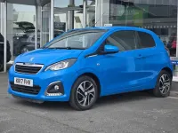 Used Peugeot 108 Allure 82 HP (60 kW) 2017 Blue Hatchback