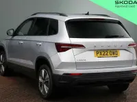 Used Skoda Karoq SE Drive 150 HP (110 kW) 2022 Brilliant silver metallic SUV