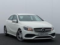 Used Mercedes A220 AMG line 177 HP (130 kW) 2017 White Hatchback