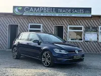 Used VW Golf VII SE 115 HP (84 kW) 2017 Blue Hatchback