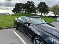 Used Mercedes E220 AMG line 2016 Black Cabriolet