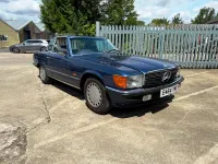 Used Mercedes SL500 1988 Blue Cabriolet