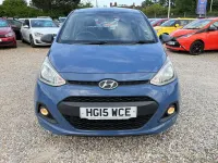 Used Hyundai i10 67 HP (49 kW) 2015 Blue Hatchback