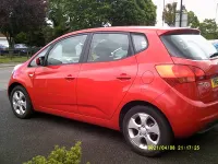 Used Kia Venga 125 HP (91 kW) 2010 Red Hatchback