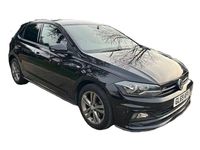 Used VW Polo R-line 115 HP (84 kW) 2019 Black Hatchback
