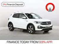 Used VW T-Cross R-line 110 HP (80 kW) 2022 White SUV