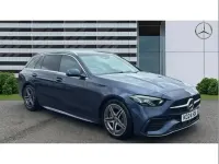 Usado Mercedes C200 AMG line 200 HP (147 kW) 2024 Azul Carrinha