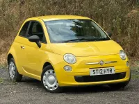 Used Fiat 500 Pop 69 HP (50 kW) 2012 Yellow Hatchback