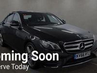 Used Mercedes E220 AMG line 2016 Black Sedan
