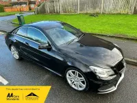 Used Mercedes E250 AMG line 2015 Black Coupe