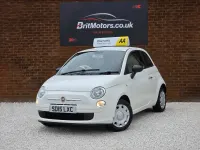 Used Fiat 500 Pop 69 HP (50 kW) 2015 White Hatchback