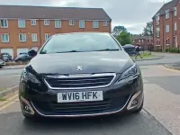 Used Peugeot 308 Allure 130 HP (95 kW) 2016 Black Hatchback