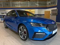 Used Skoda Octavia vRS 245 HP (180 kW) 2024 Blue Hatchback