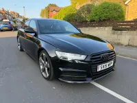 Used Audi A6 Black Edition 190 HP (139 kW) 2015 Black Sedan