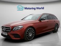 Used Mercedes E220 AMG line 194 HP (142 kW) 2020 Red Estate