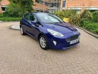 Used Ford Fiesta Zetec 85 HP (62 kW) 2018 Blue Hatchback