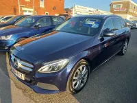 Used Mercedes C200 136 HP (100 kW) 2016 Blue Estate