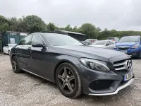 Used Mercedes C200 AMG line 136 HP (100 kW) 2016 Grey Sedan